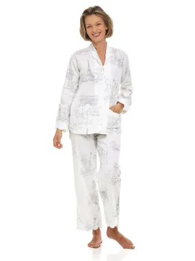 Paris Print Pajamas