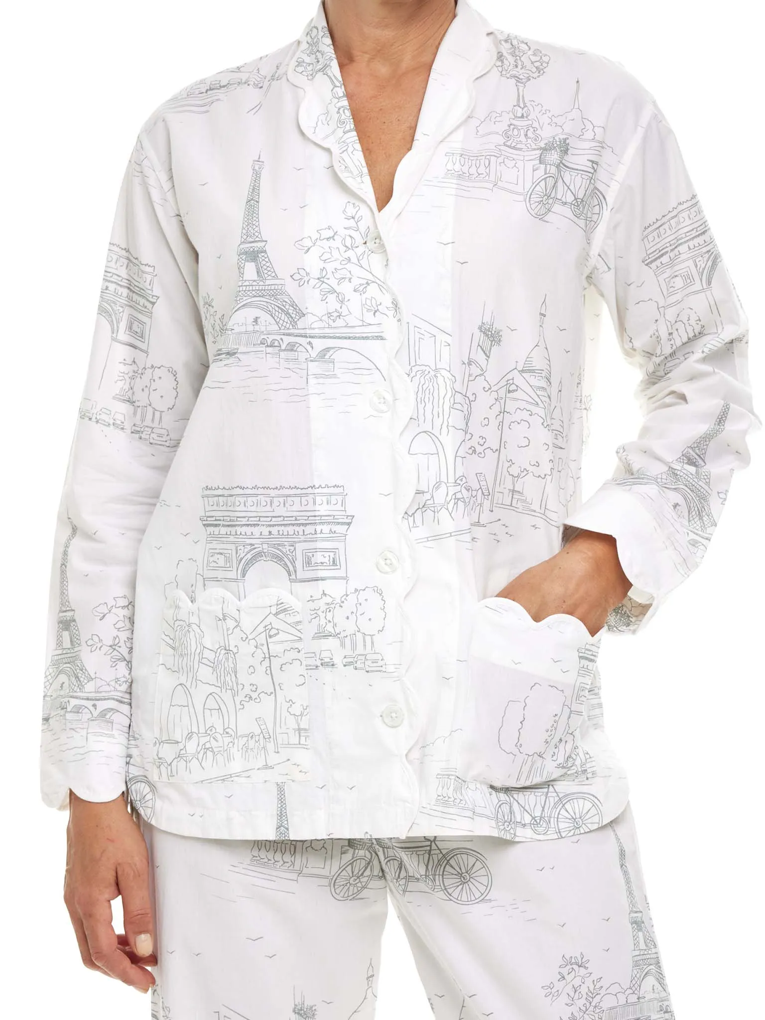 Paris Print Pajamas