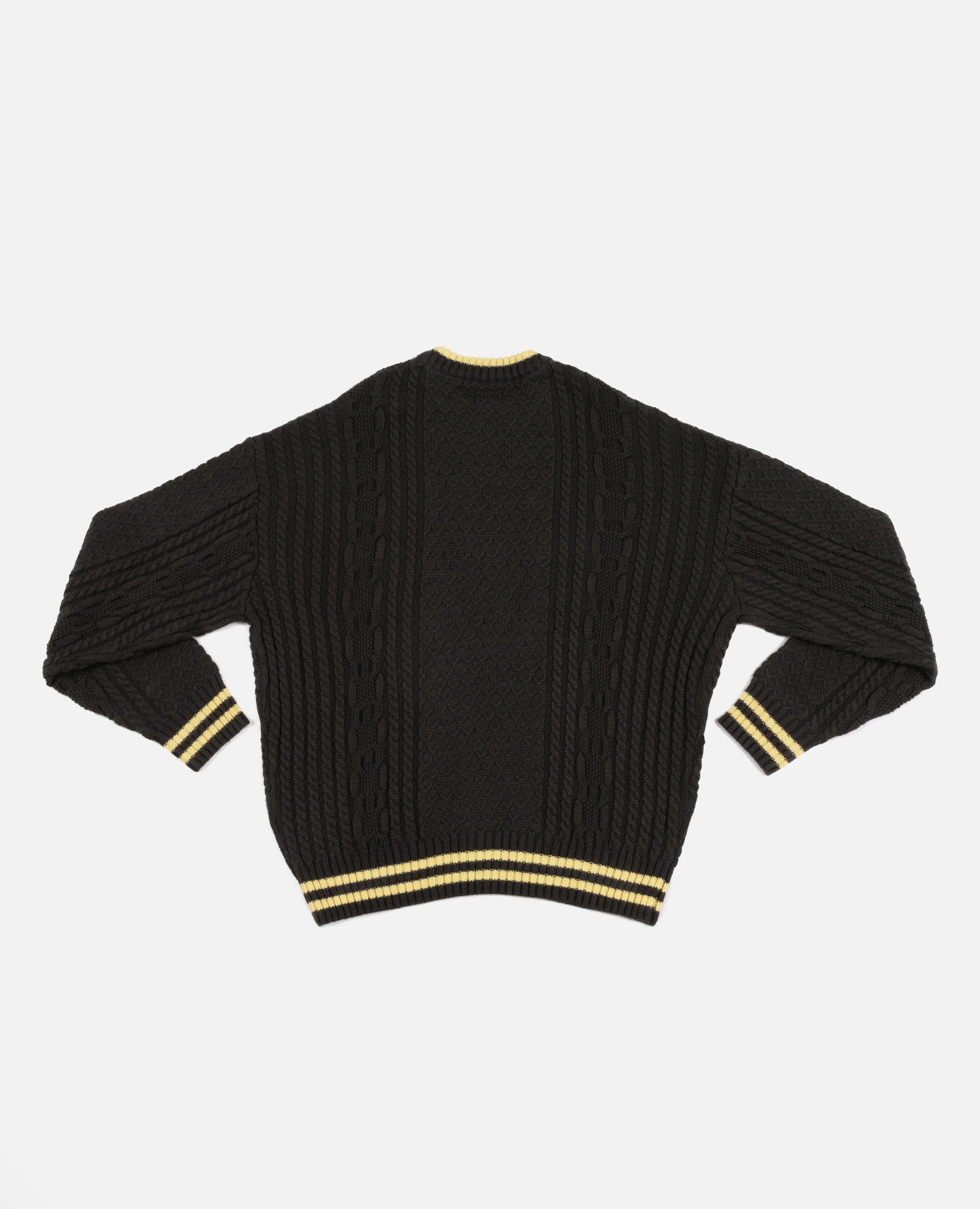 Patta Loves You Cable Knitted Sweater (Pirate Black)