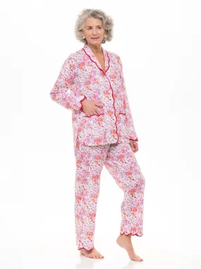 Pink Floral Pajamas