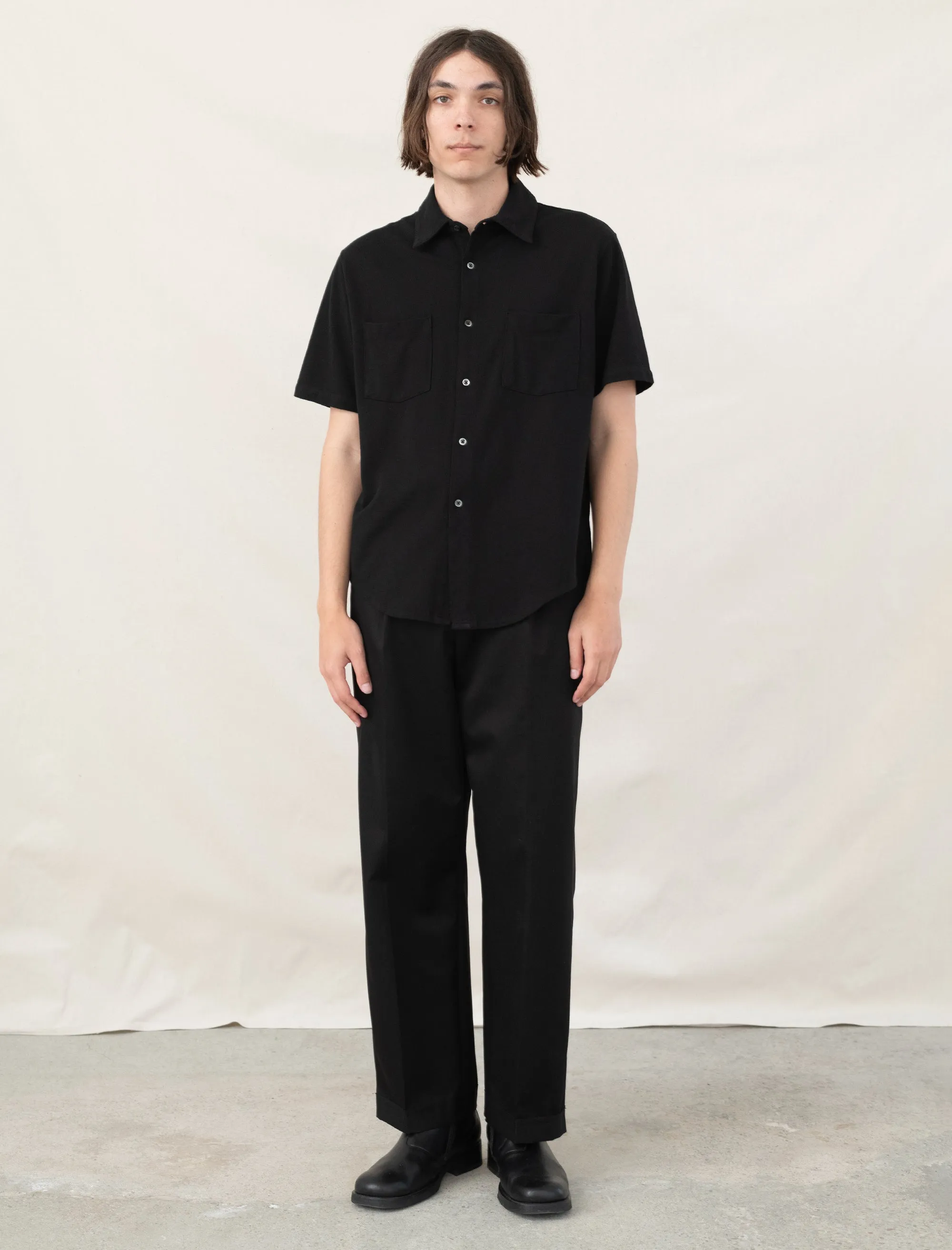 Pique Work Shirt (Black)