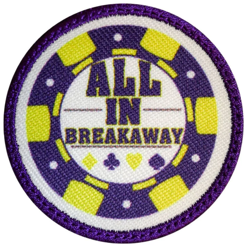 "ALL IN" Purple /Gold Breakaway Patch