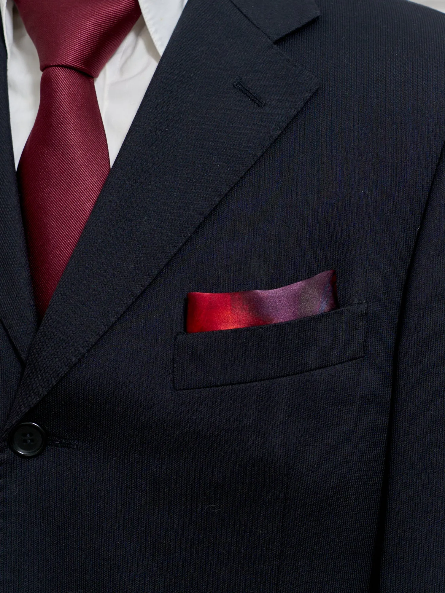 "La Rosa" Silk Pocket Square