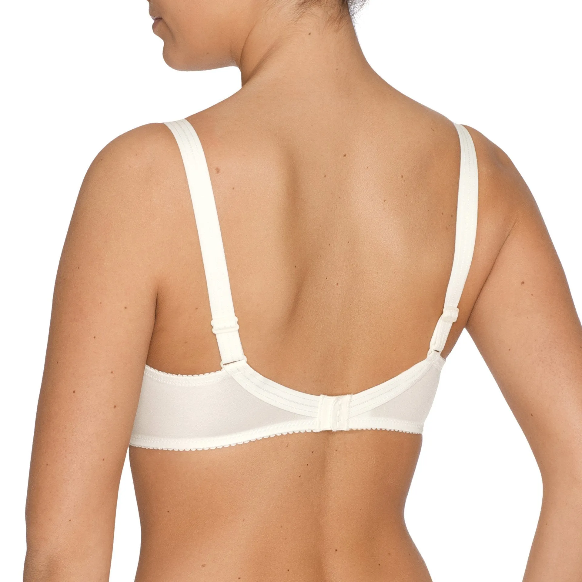 Satin Smooth Classic T-Shirt (Ivory) Bra B-H