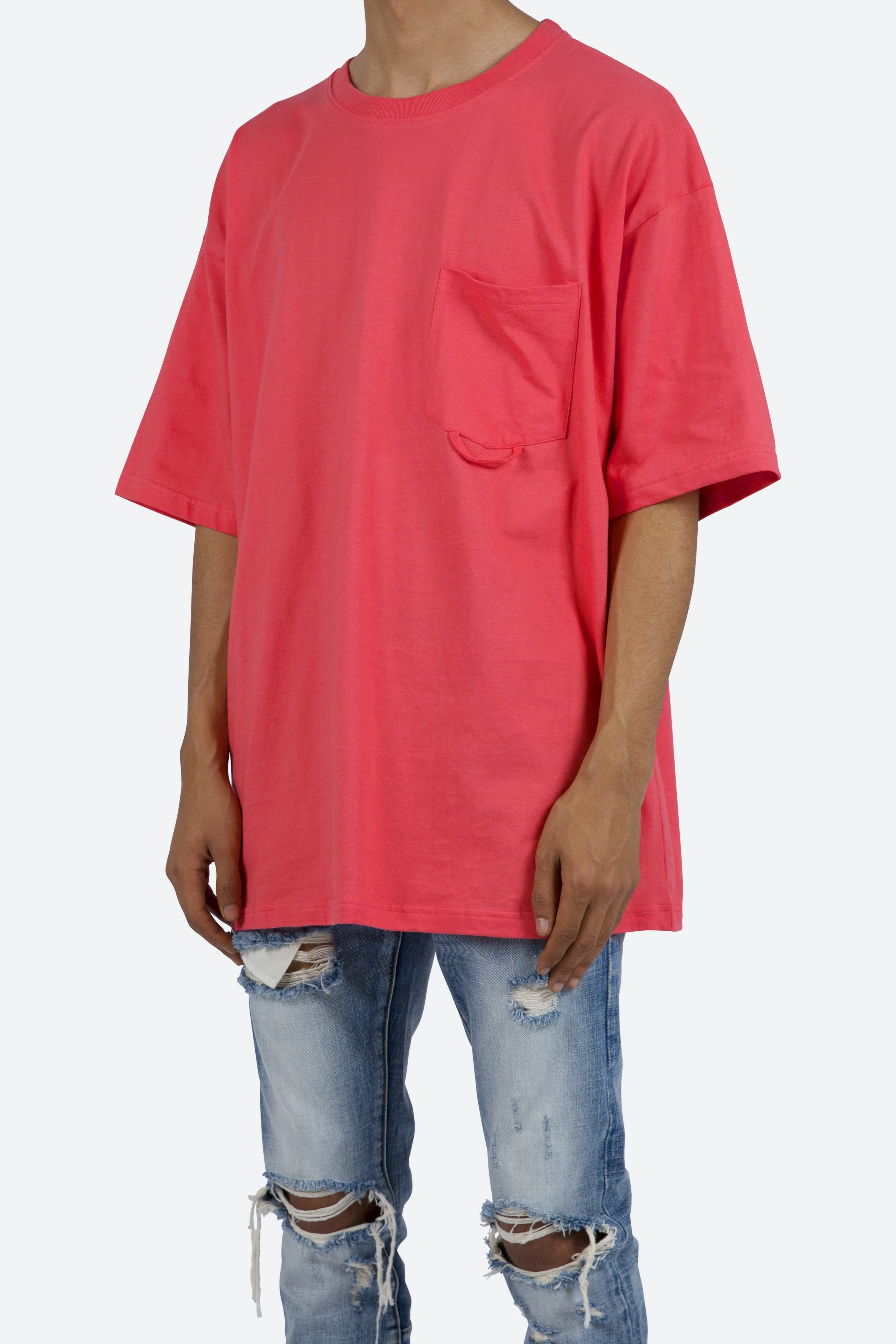 Storm Pocket Tee - Rose