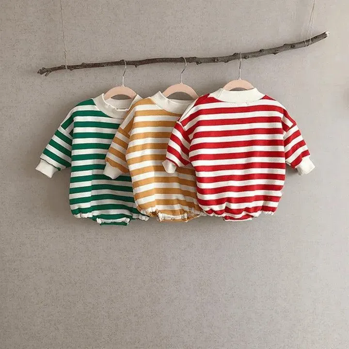 Striped Traffic Light Romper