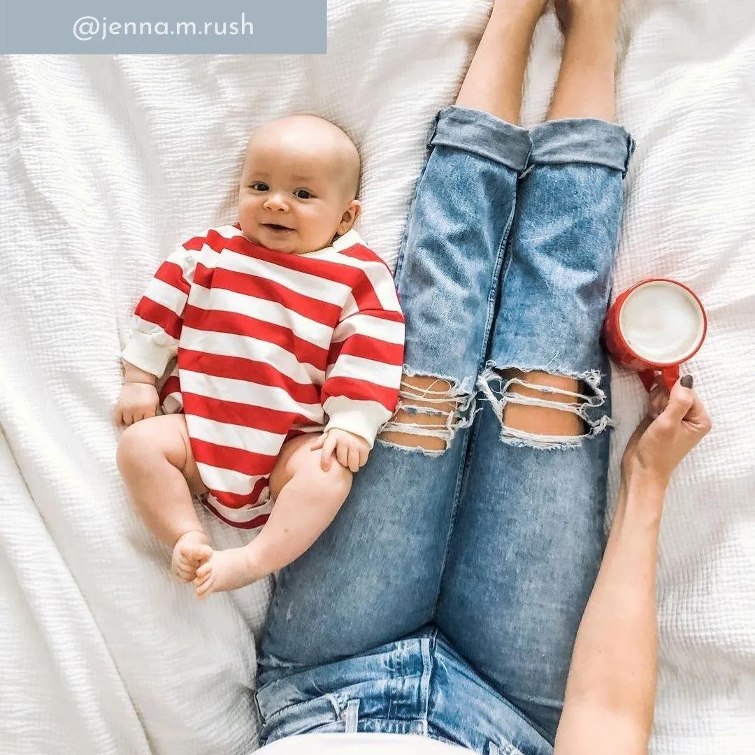 Striped Traffic Light Romper