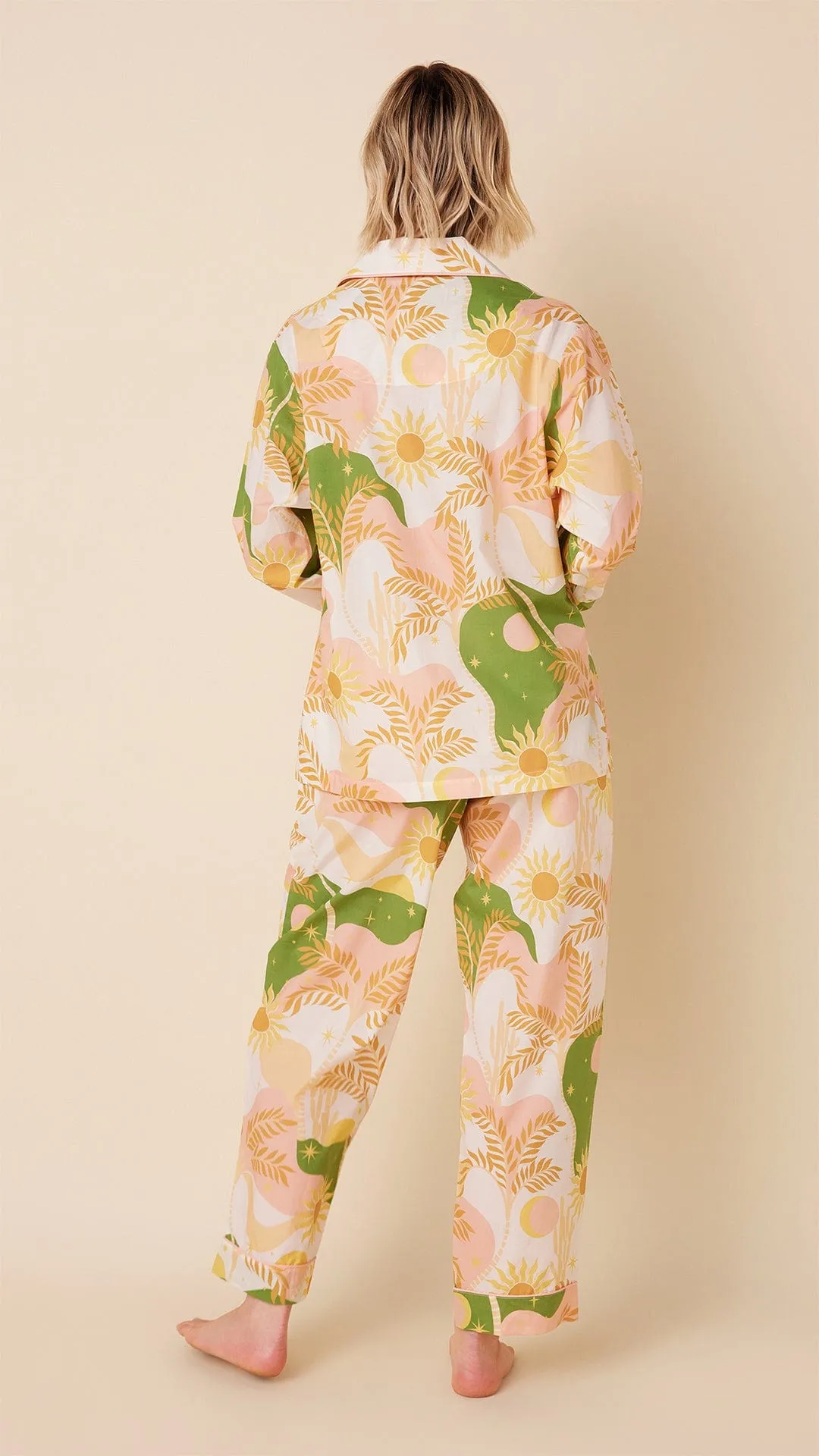 Sun & Moon Luxe Pima Long-Sleeved Pajama