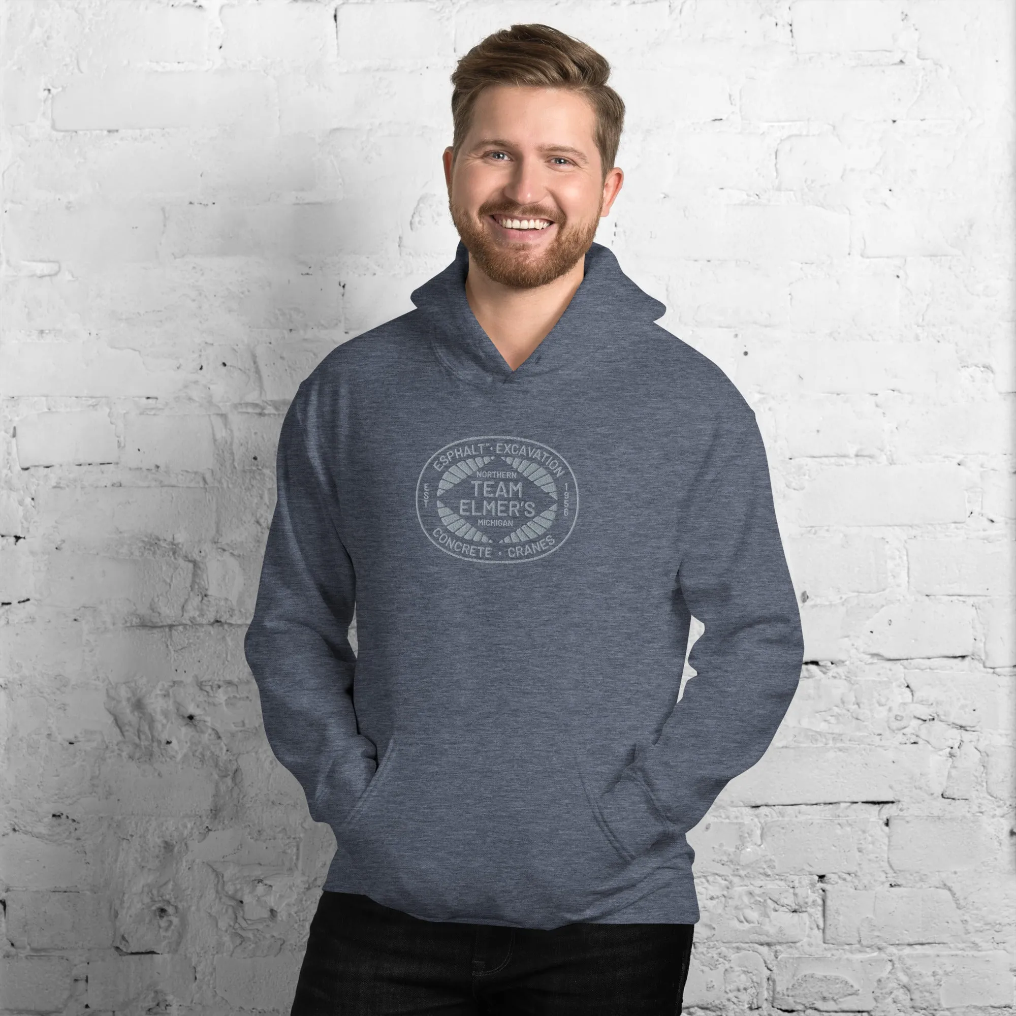 Team Elmer's Embroidered Divisions Unisex Hoodie