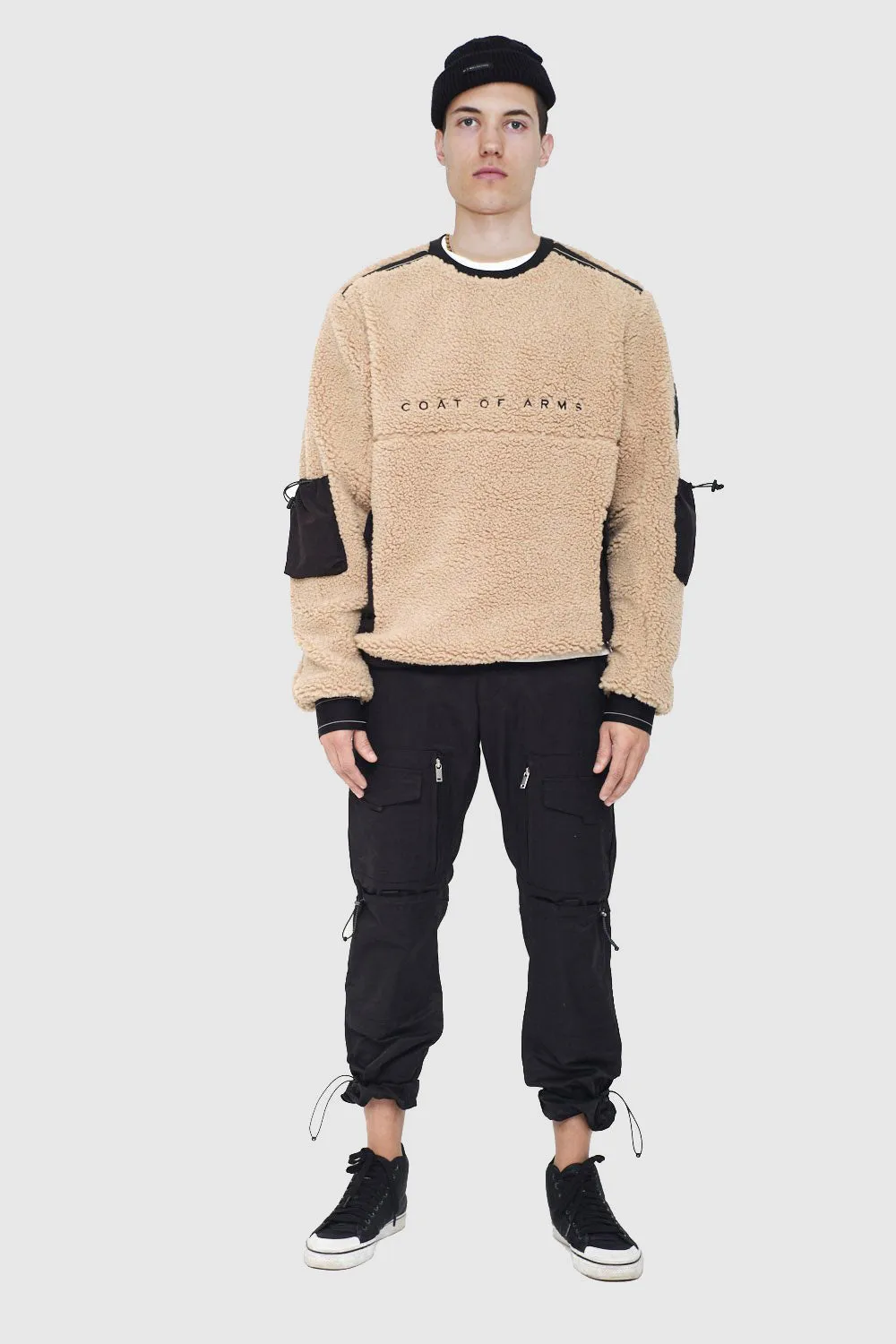 Tech Sherpa Crewneck - Camel