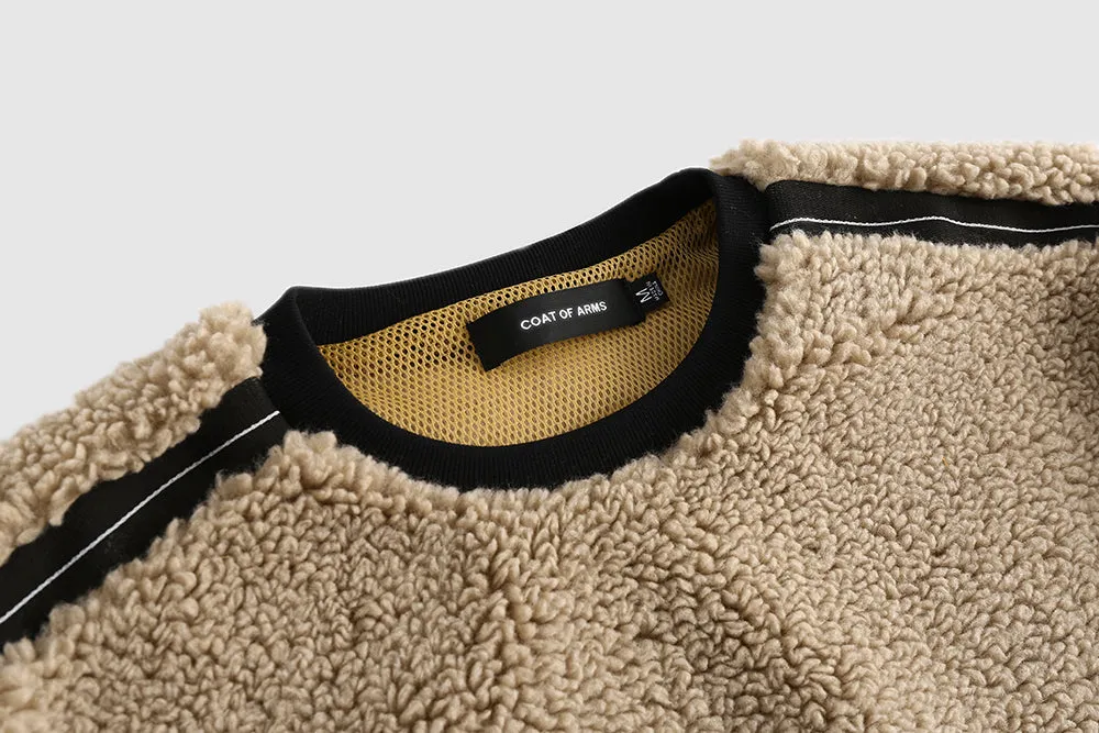 Tech Sherpa Crewneck - Camel