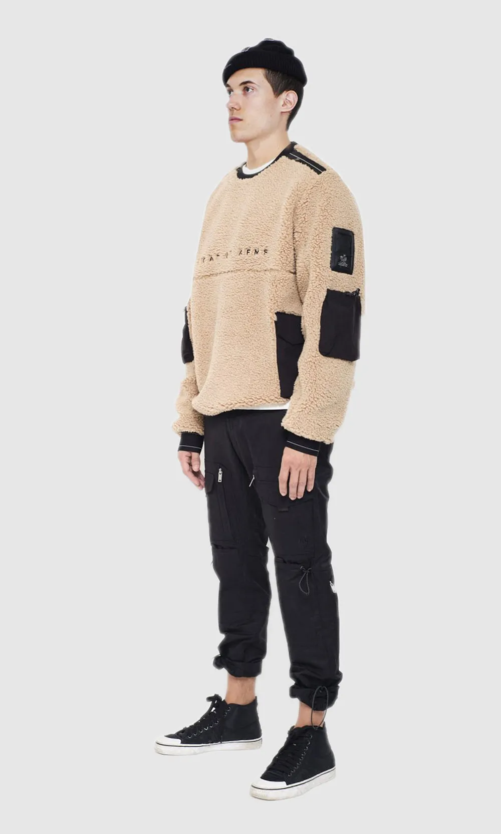 Tech Sherpa Crewneck - Camel