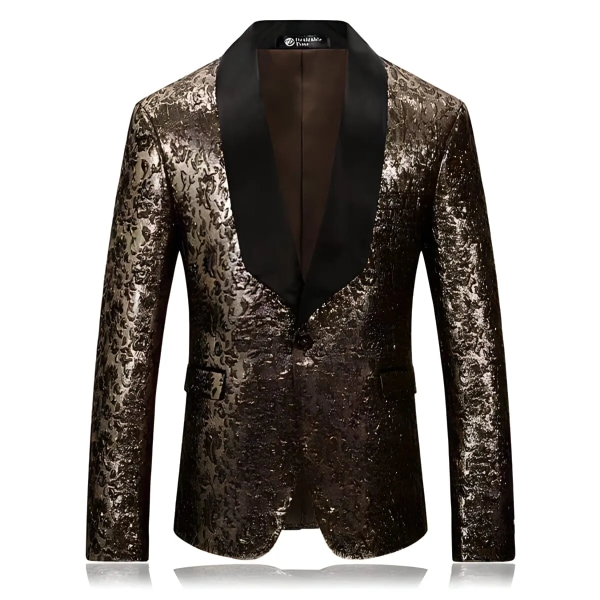 The Princeton Gold Slim Fit Blazer Suit Jacket