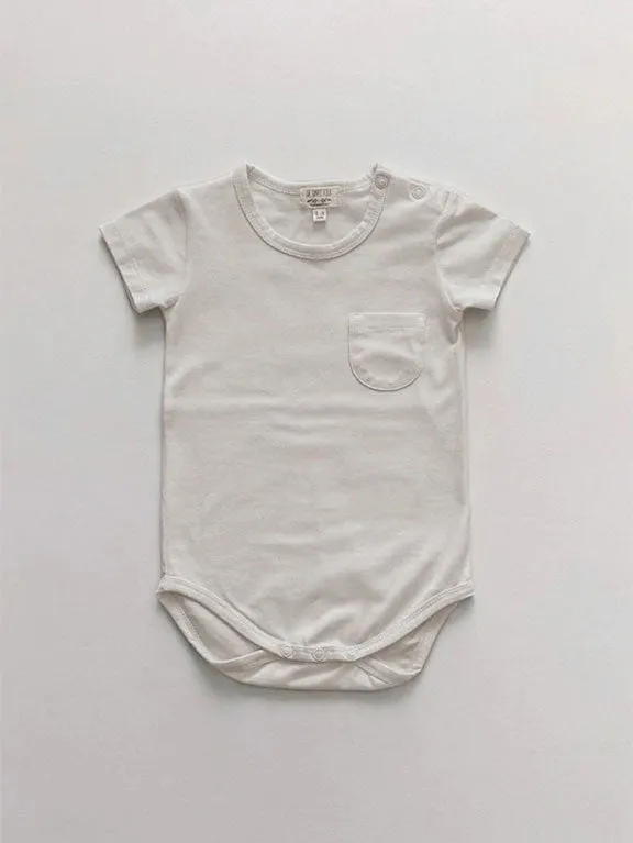 The Short Sleeve Pocket Onesie