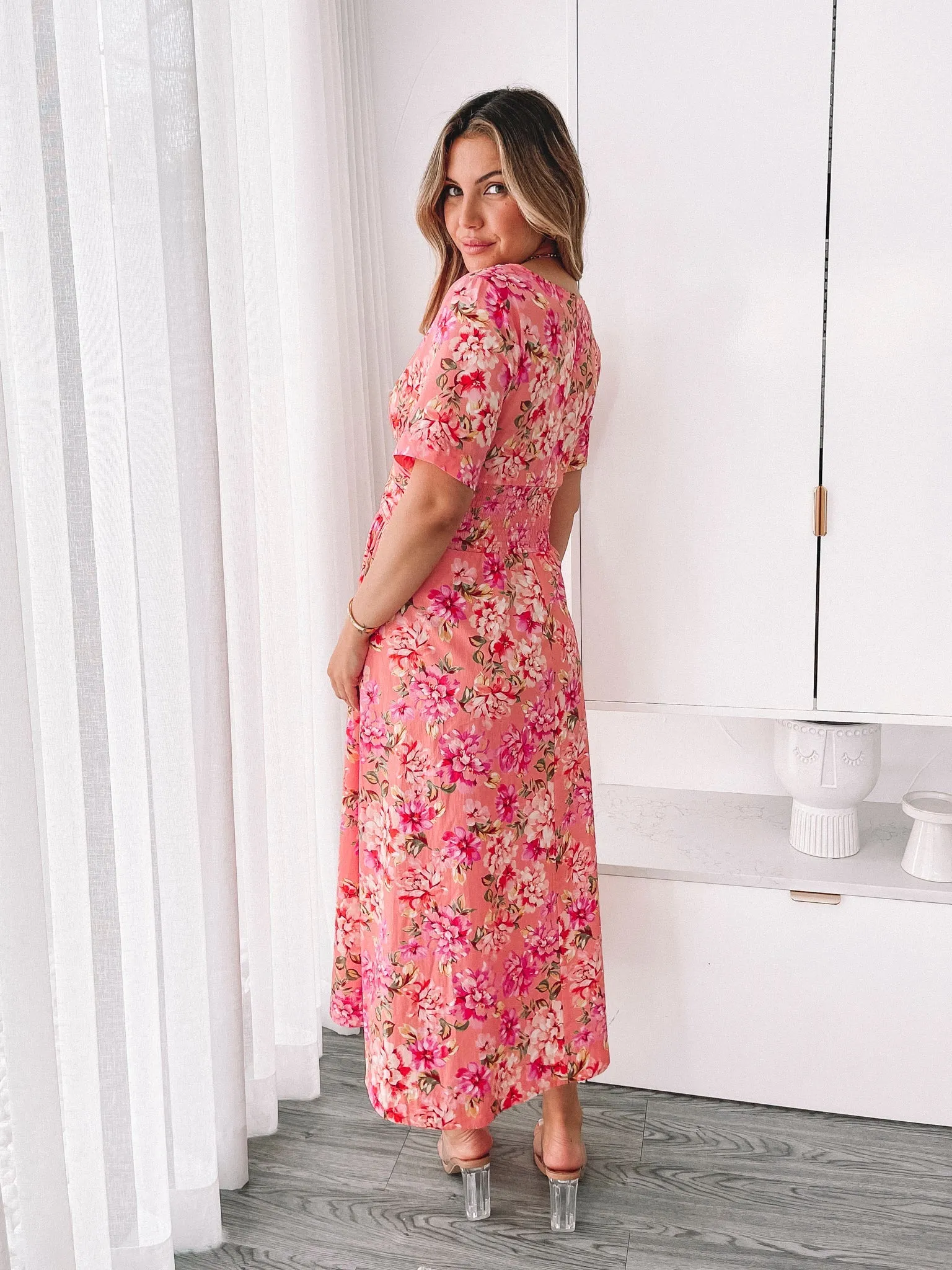 Tivona Dress - Peach Blossom