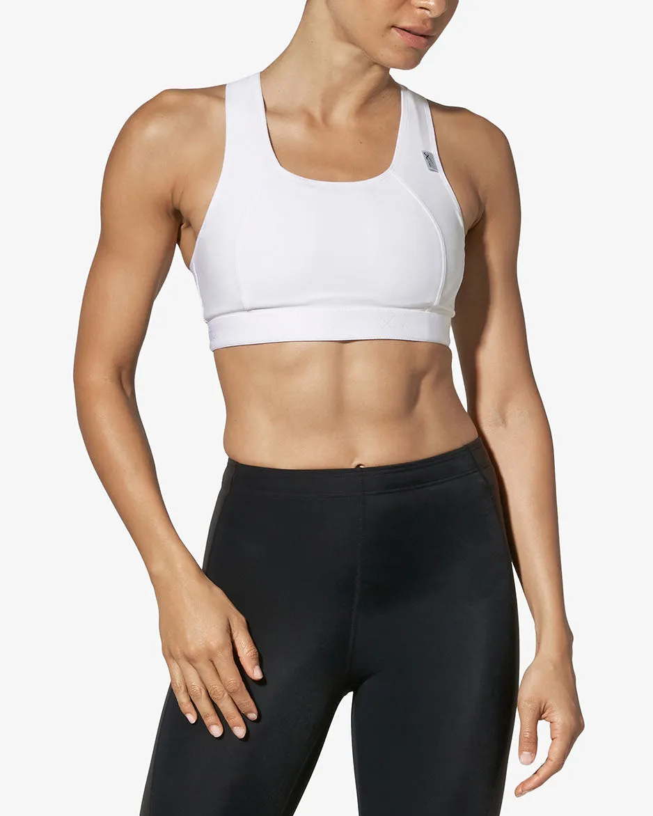 Xtra Support High Impact Sports Bra: White