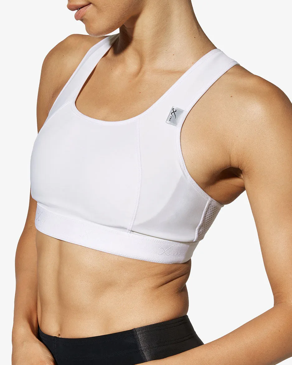 Xtra Support High Impact Sports Bra: White