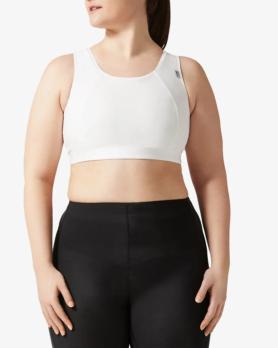 Xtra Support High Impact Sports Bra: White