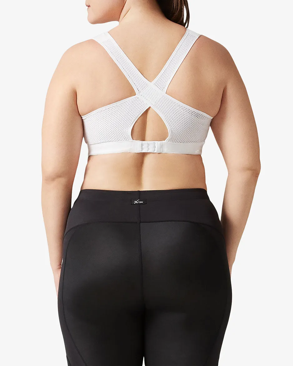 Xtra Support High Impact Sports Bra: White